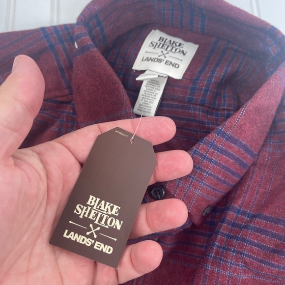 NWT Blake Shelton Land's End Flannel XXL - Picture 8 of 10